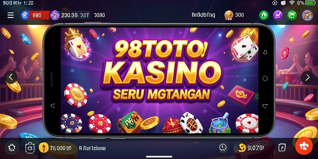 Tampilan yang memukau dari gameplay Kasino di 98TOTO.