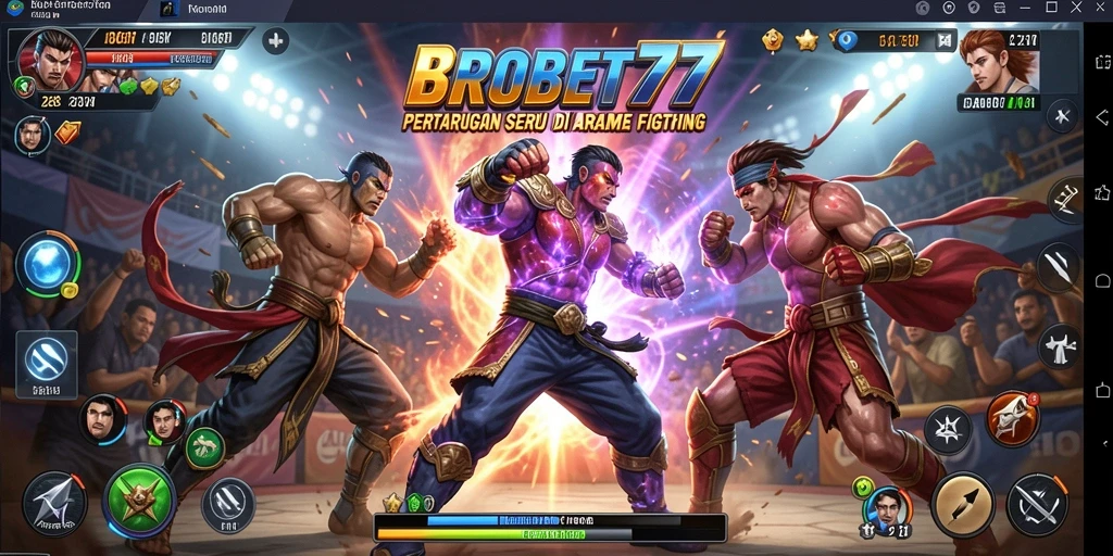 Gameplay BROBET77 yang intens dan mendebarkan dalam pertarungan.