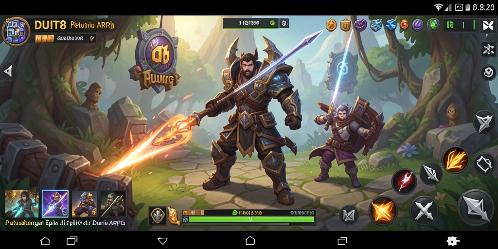 Tampilan menarik dari gameplay seru di DUIT8.