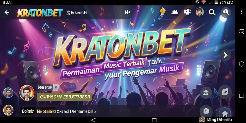 Screenshot KRATONBET menampilkan pengalaman bermain musik yang menarik.
