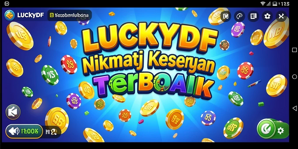 Tampilan gameplay LUCKYDF yang menarik dan interaktif.