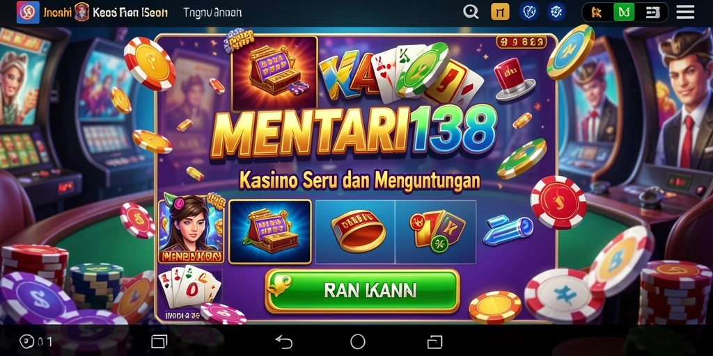 Screenshot gameplay MENTARI138 menampilkan pengalaman Kasino yang mendebarkan.