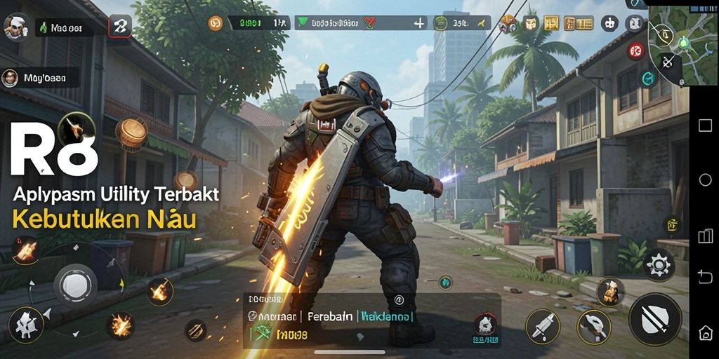 Tampilan antarmuka RP8 yang menarik dan user-friendly.