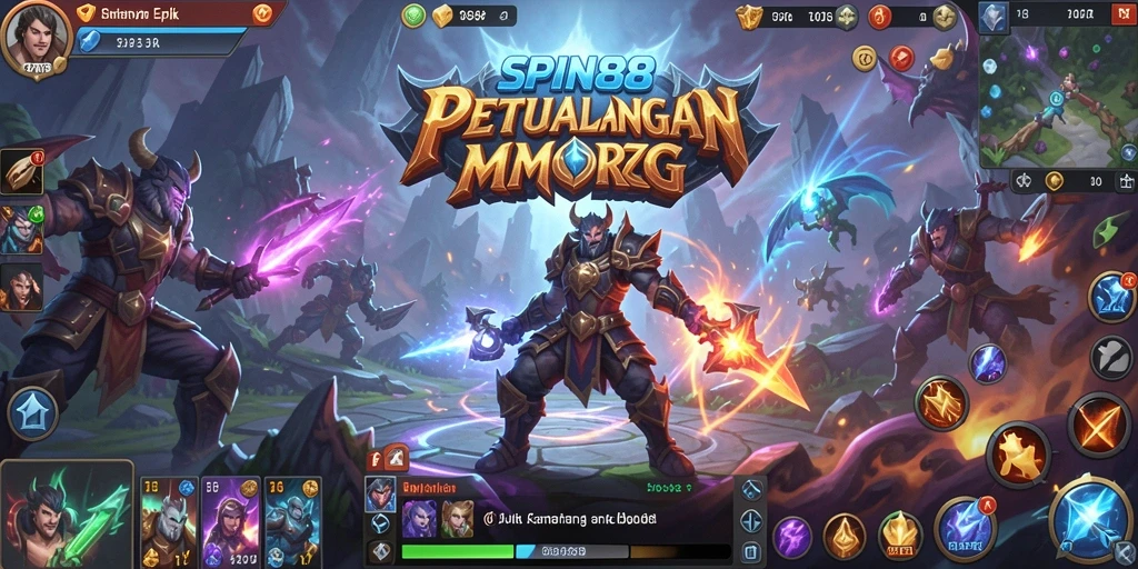 Tampilan gameplay yang memukau dalam dunia MMORPG